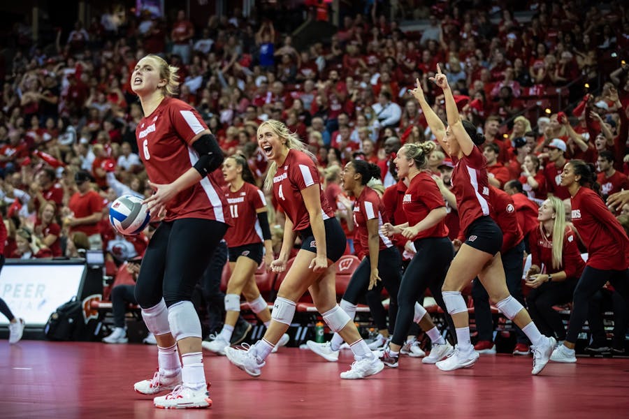 PHOTOS Wisconsin volleyball sets NCAA regular season attendance record