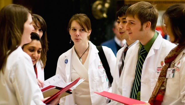 Med students lobby at Capitol