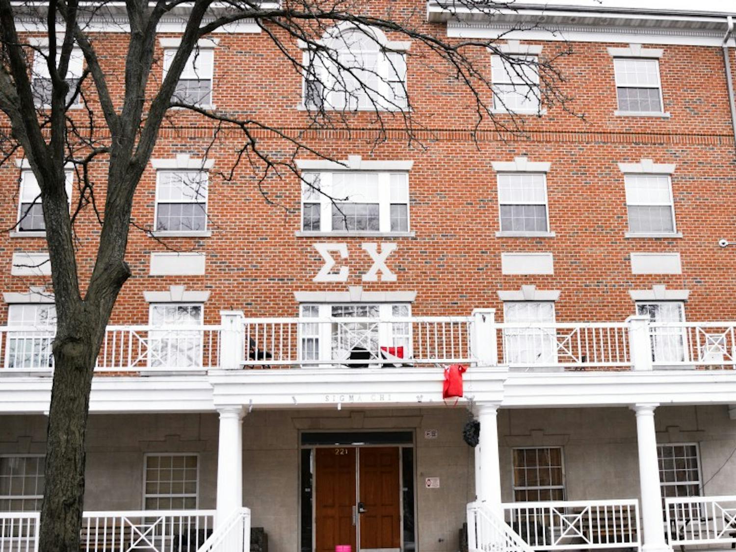 Sigma Chi, whose fraternity house is located at 221 Langdon St., was suspended by the university Tuesday.&nbsp;