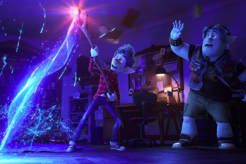 Tom Holland and Chris Pratt voice the two brothers that embark on the quest to bring back their late father. 