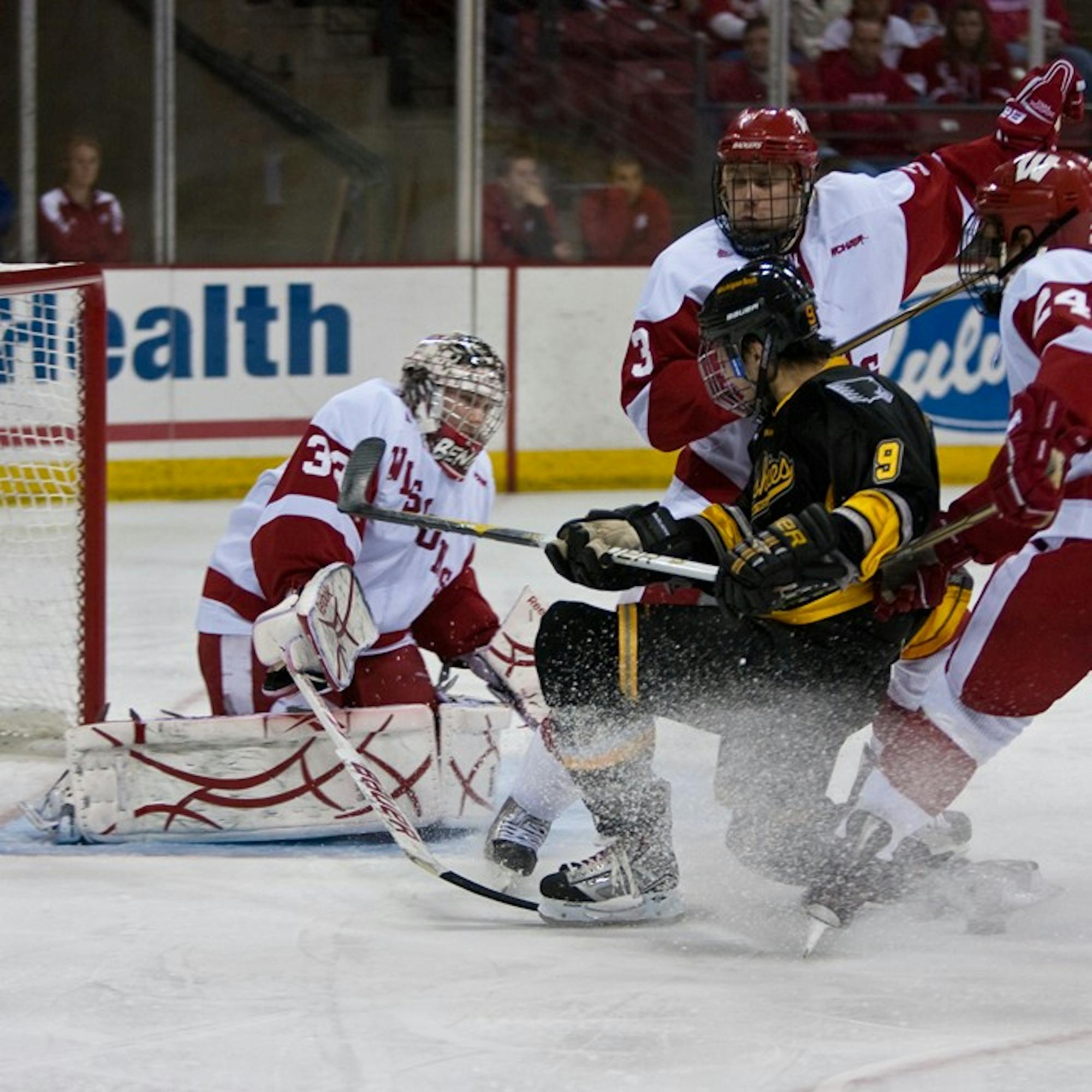 Badgers down Huskies in convincing fashion