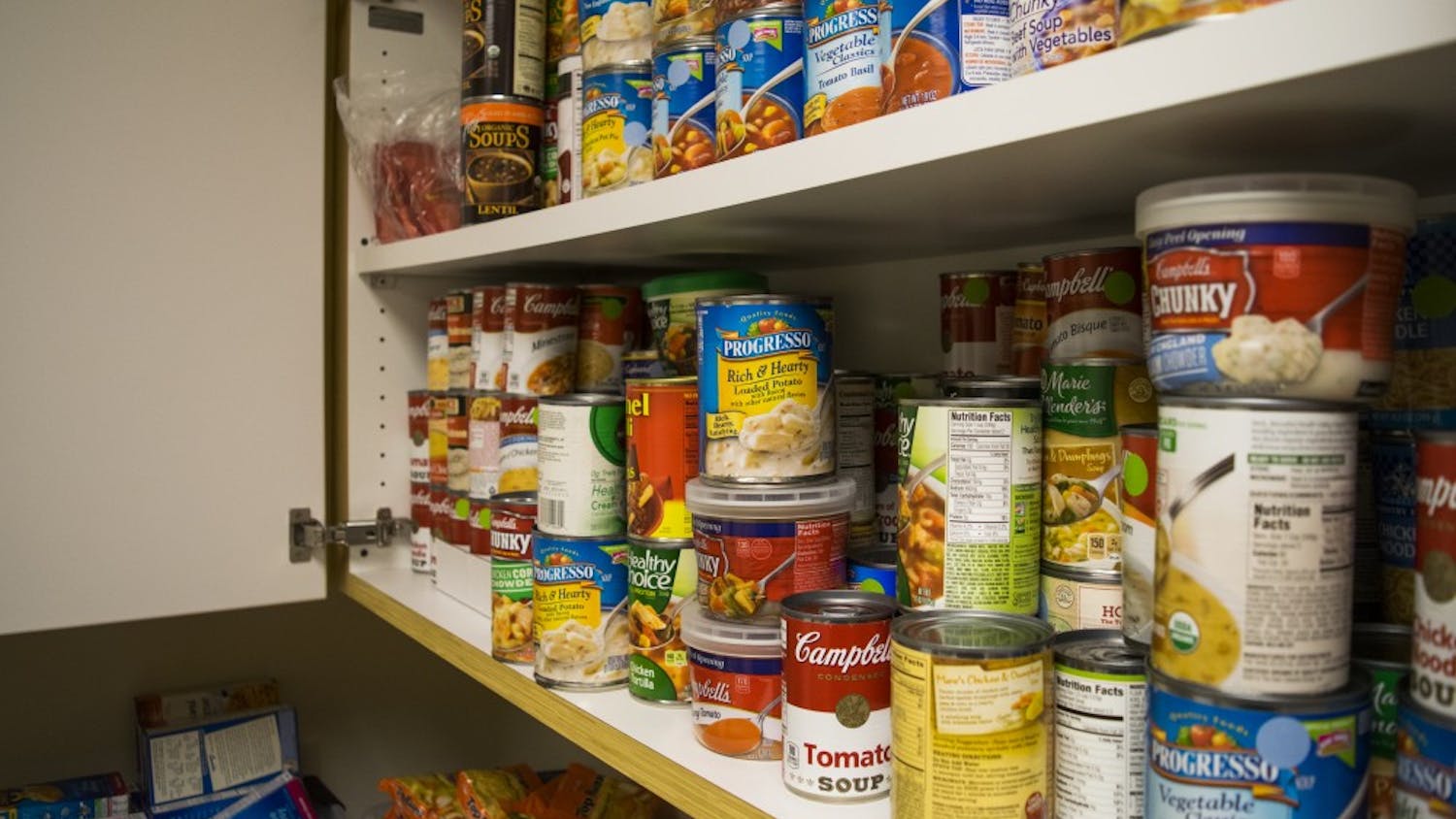The Open Seat, a campus food pantry created in February 2016, serves students who may be unsure of where their next meal is coming from.