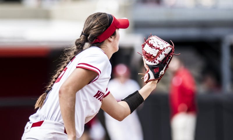 Sophomore first baseman Stephanie Lombardo provided the big blast in the 10th inning to give UW a crucial conference win. 