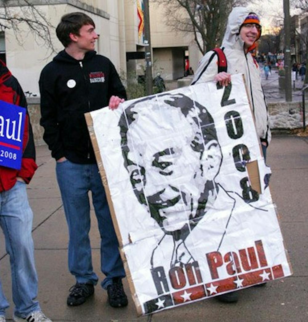 UW students join Ron Paul's 'day of donation'