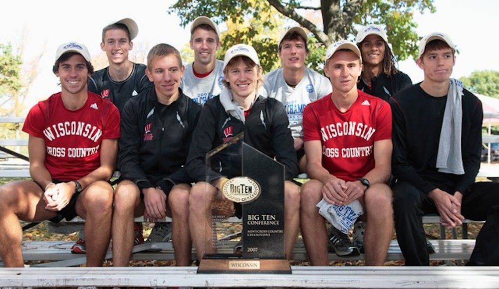 Running for the record books: Men's cross country claims ninth consecutive Big Ten title