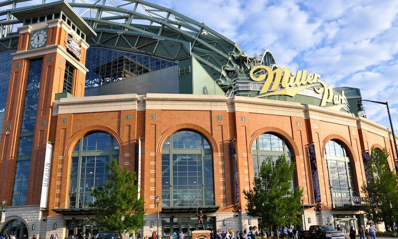 Miller Park has been without fans all season, but today it is without players as well.