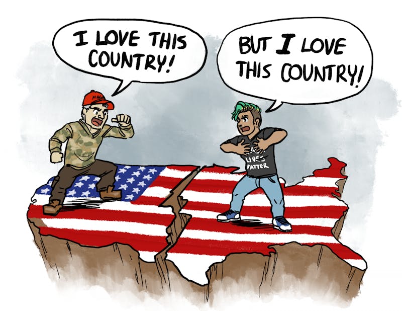 Partisanship seems to be splitting the country at the seams, rather than fostering positive dialogue