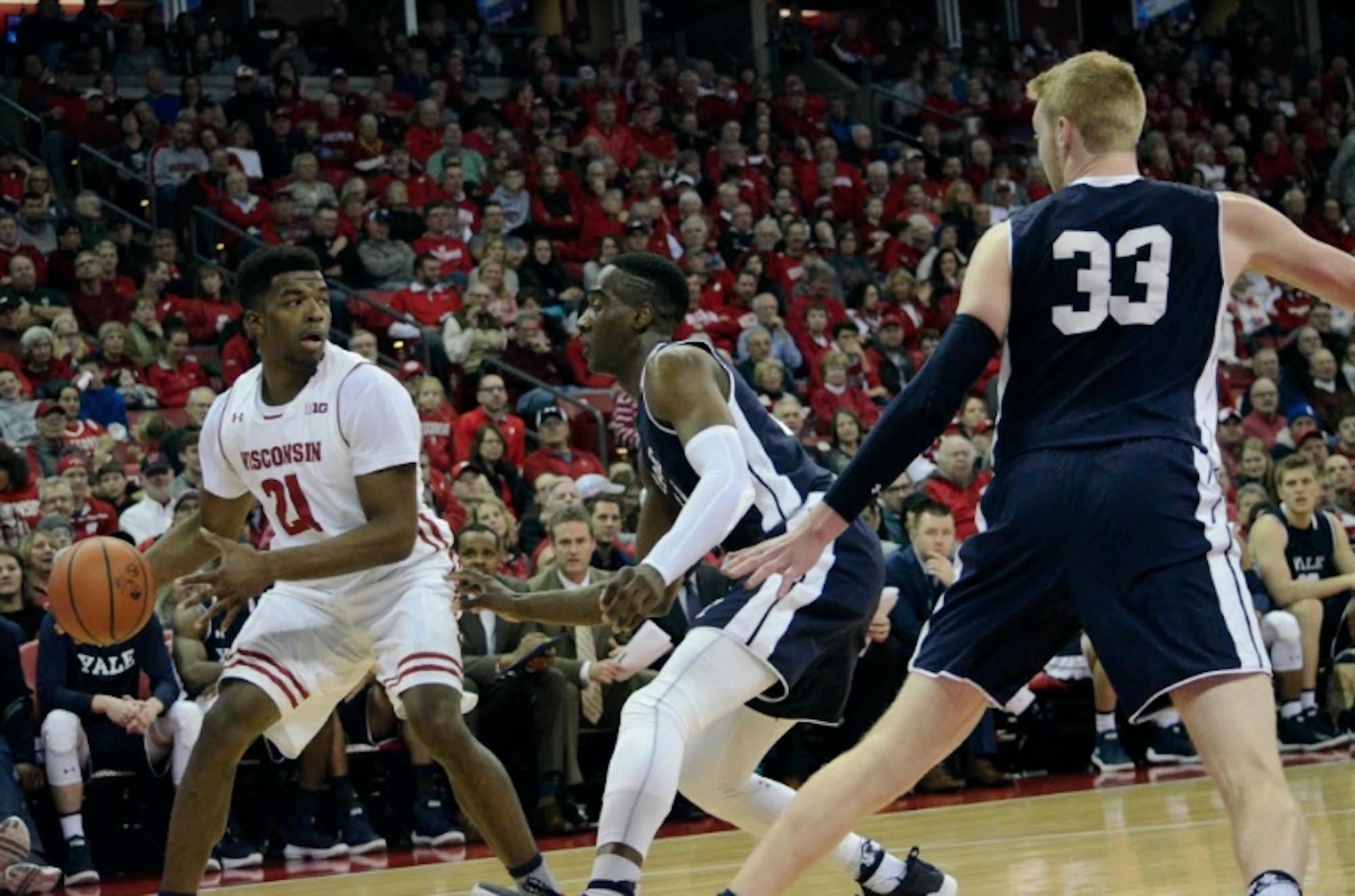 Junior forward Khalil Iverson was just about perfect in the Badgers' win over the Yale Bulldogs.