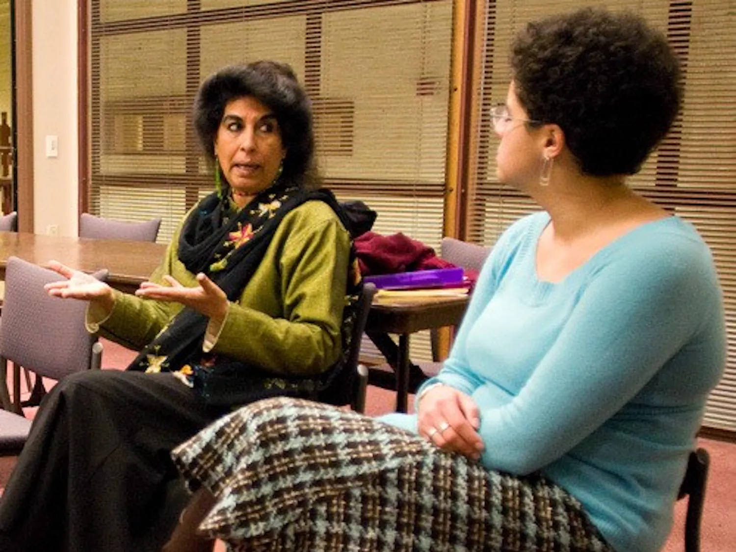 Vice Provost for diversity finalist meets students