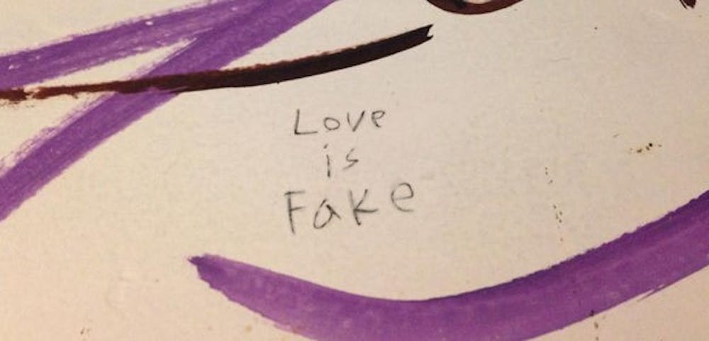 love is fake