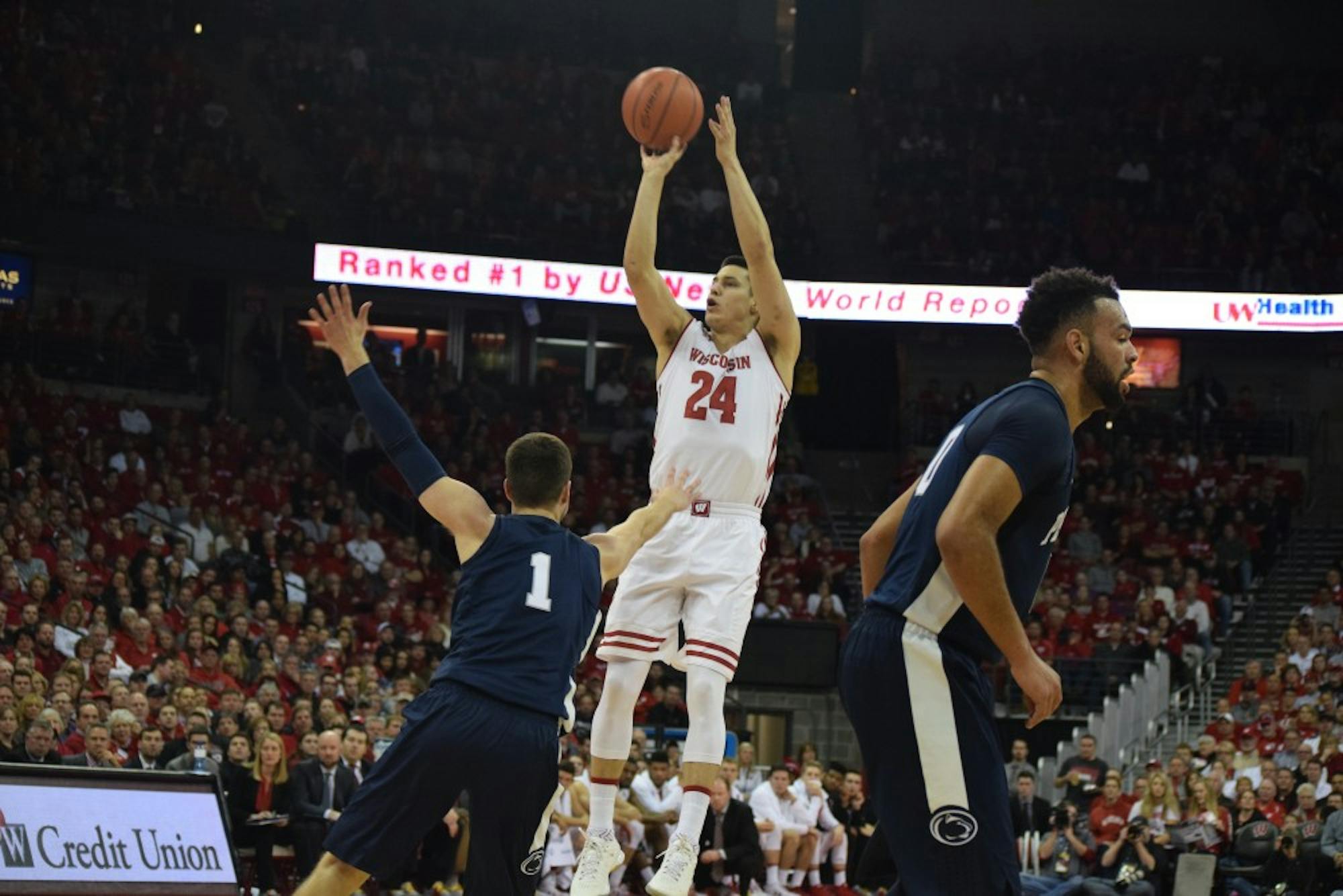 Bronson Koenig was the only Badger who could find any rhythm offensively Thursday night on the road.