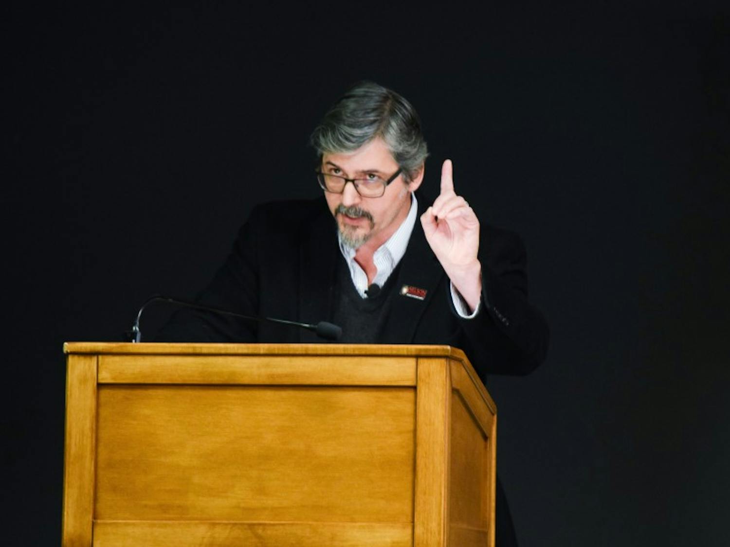Paul Robbins, director of the Nelson Institute for Environmental Studies, gave a lecture last year during which he&nbsp;said the Wisconsin Idea is key to understanding how to deal with climate change.
