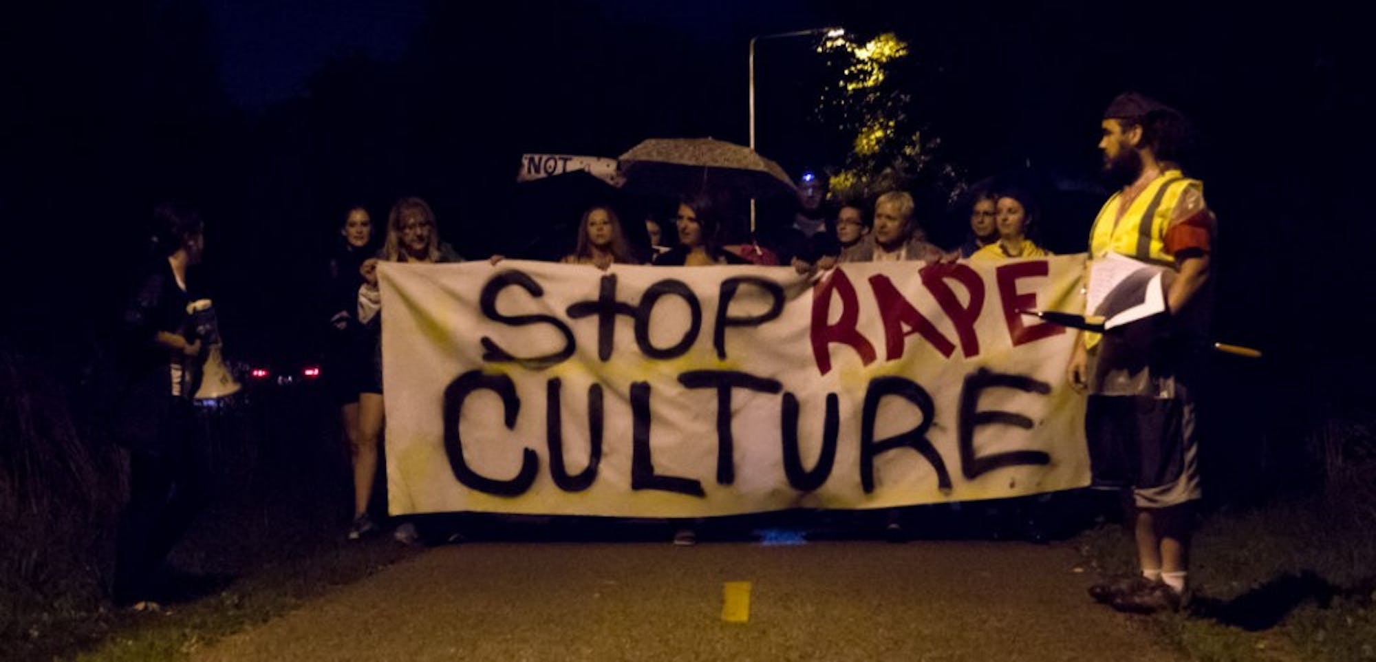 Activists marched Sept. 17 on the Capital City Bike Path in solidarity with the survivor of the sexual assault and near-homicide that occurred on the path Sept. 12.