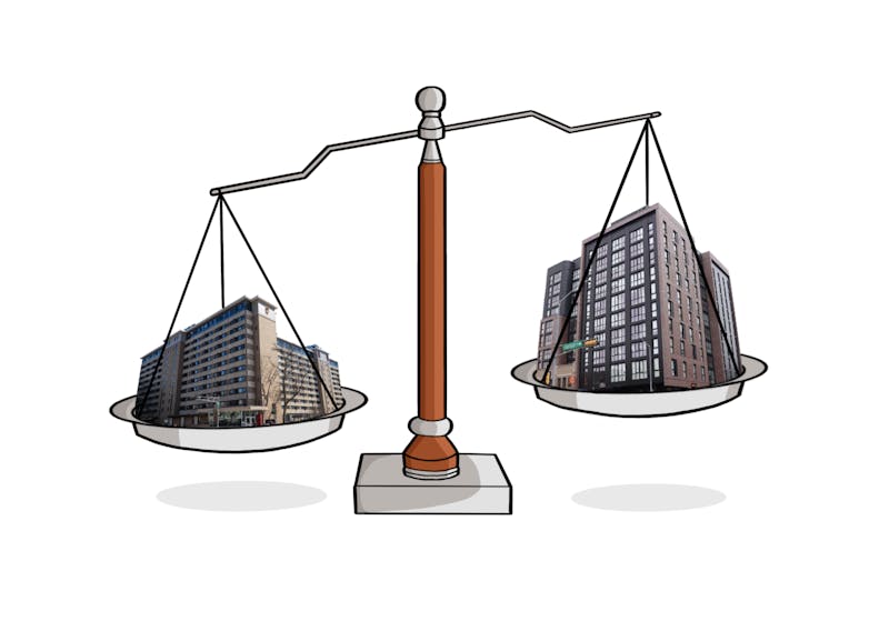 Housing report says private apartments can meet student demand. UW still wants a dorm