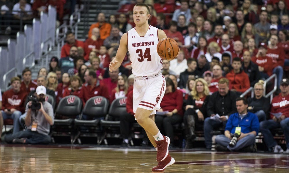 Brad Davison and the Badgers are looking to build off their most recent victory against Iowa Tuesday night.