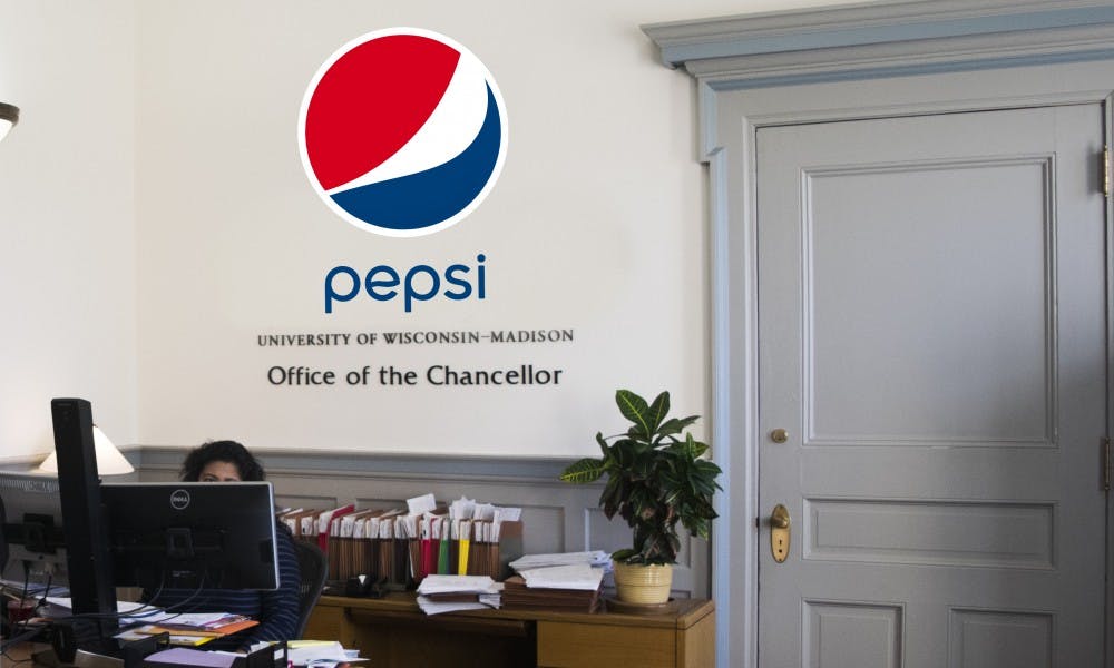 Pepsi in the Chancellor's Office
