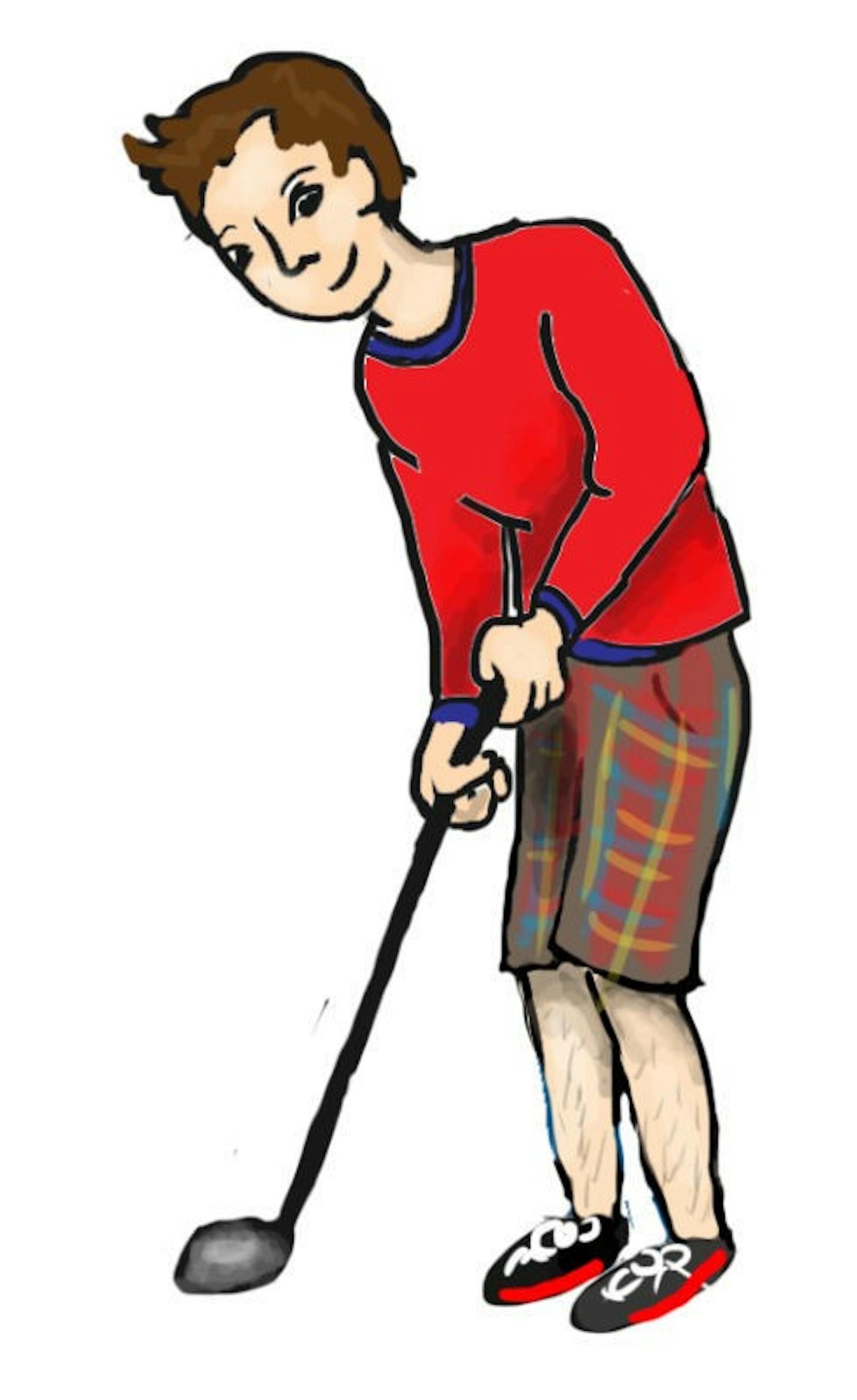 golfer graphic