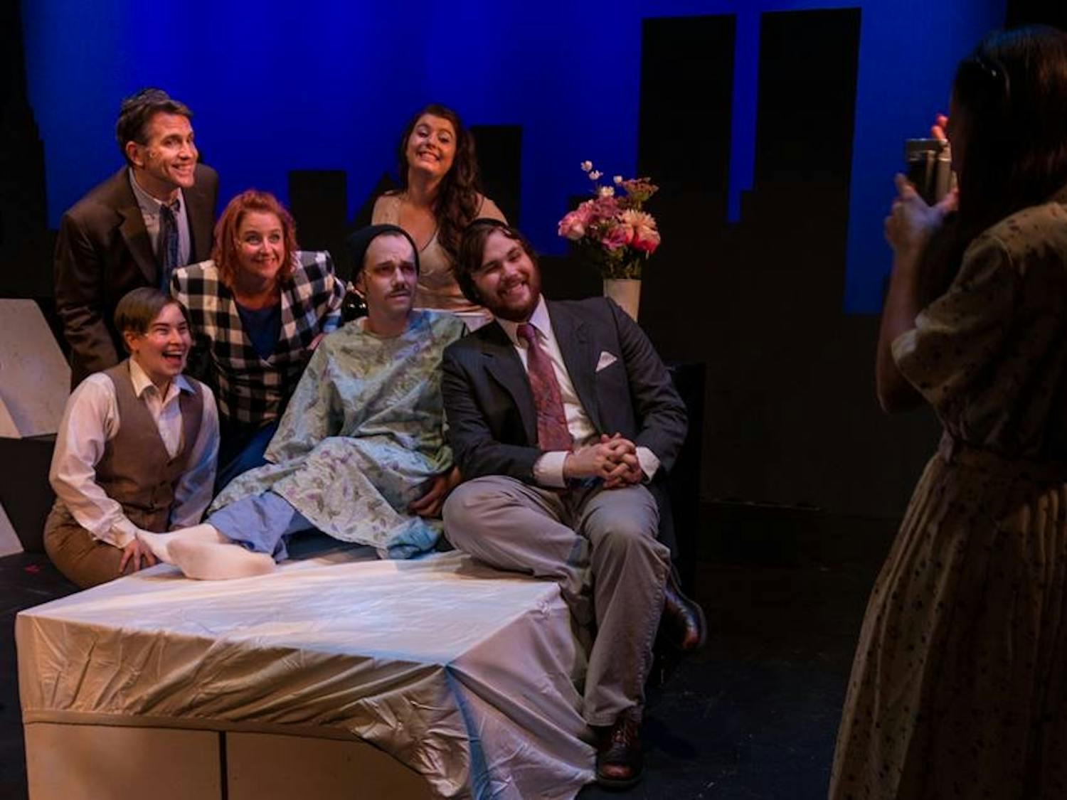 The cast of "Falsettos" portrays an unconventional family dynamic.