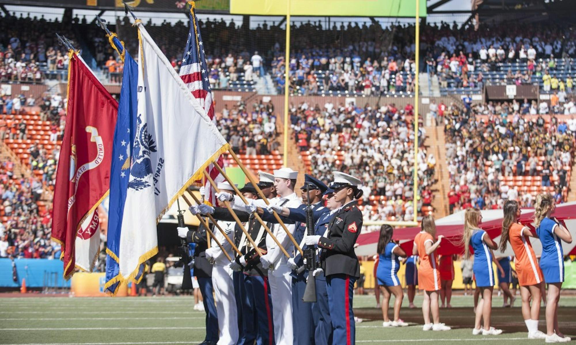 Service members support 2016 NFL Pro Bowl