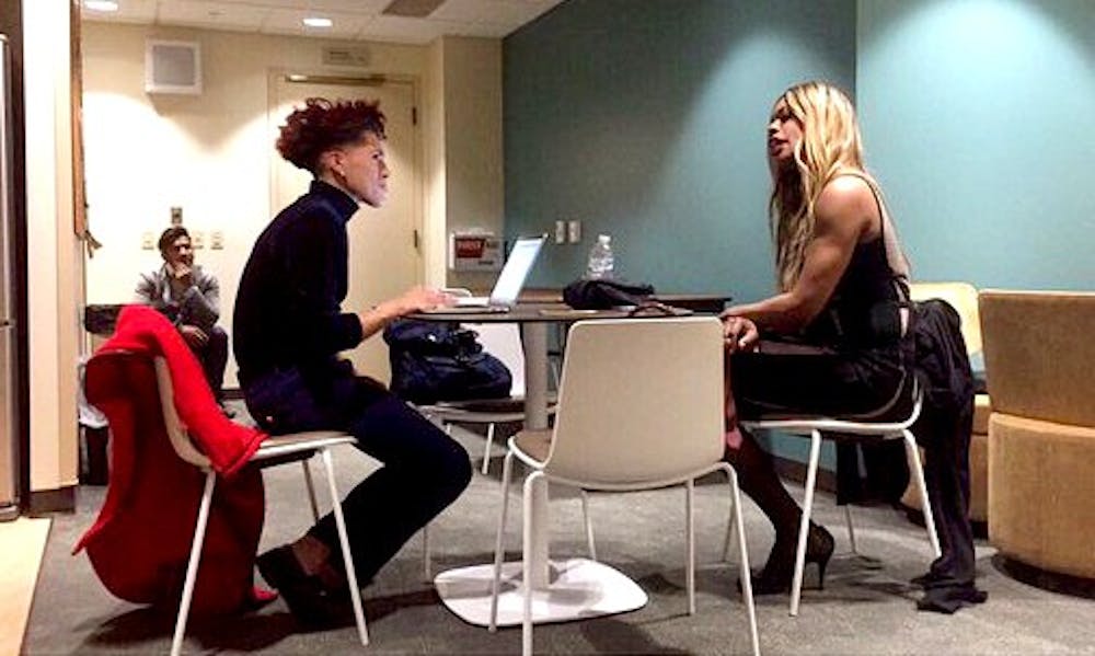 Writer Francisco Velazquez sat down and interviewed Laverne Cox after she spoke at a Distinguished Lecture Series event.