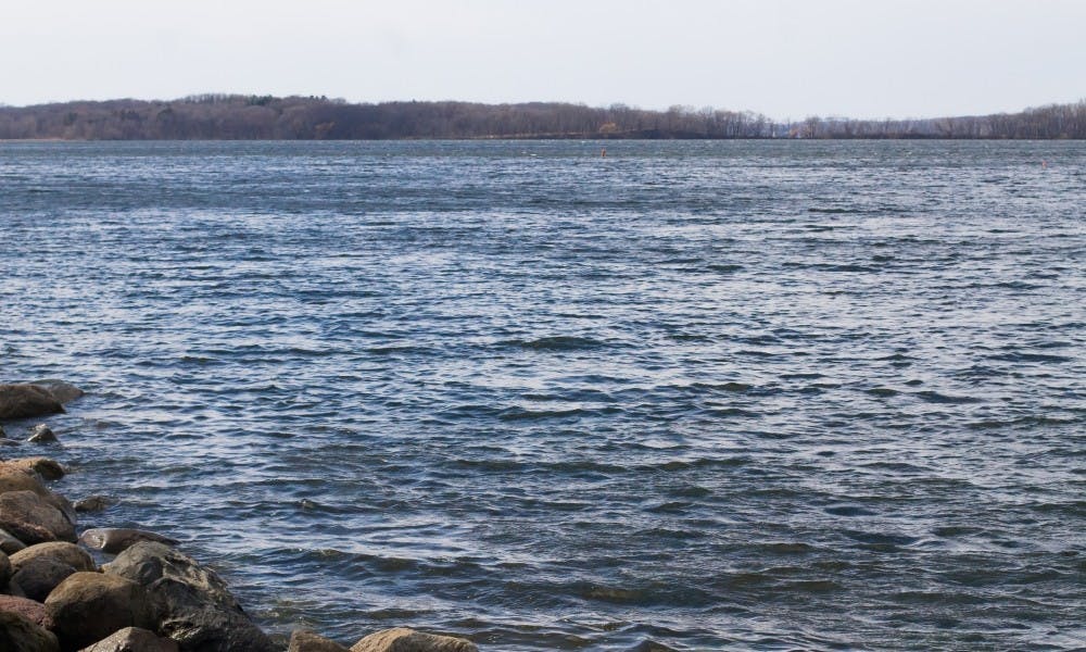 A body was found Thursday in Lake Mendota, on the west shore of the lake.