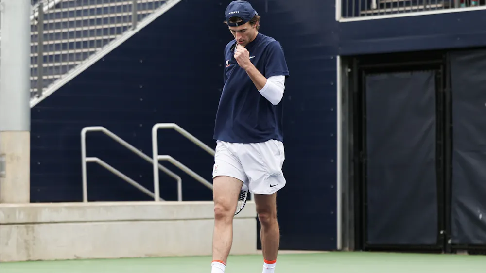 Virginia came out sharp in doubles play, setting the tone early with two strong wins.