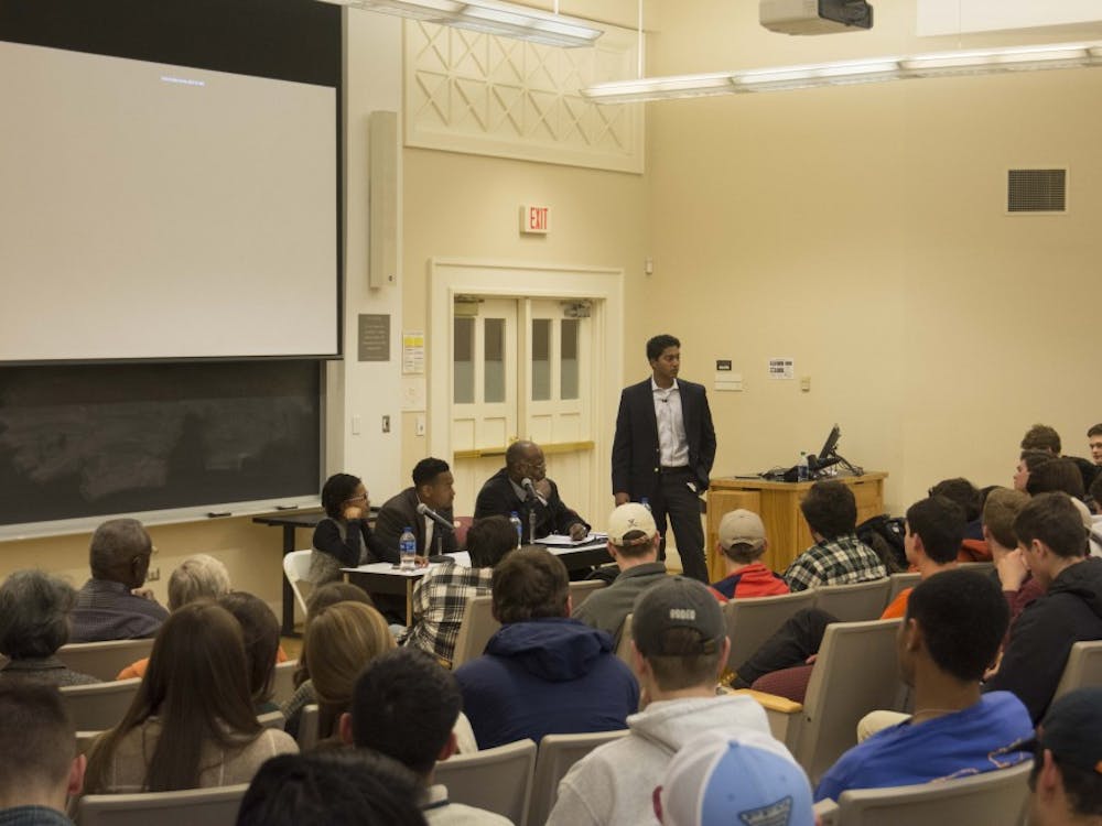 Tuesday night’s panel was among a series of events being hosted by the history department in response to the white nationalist events of August.&nbsp;