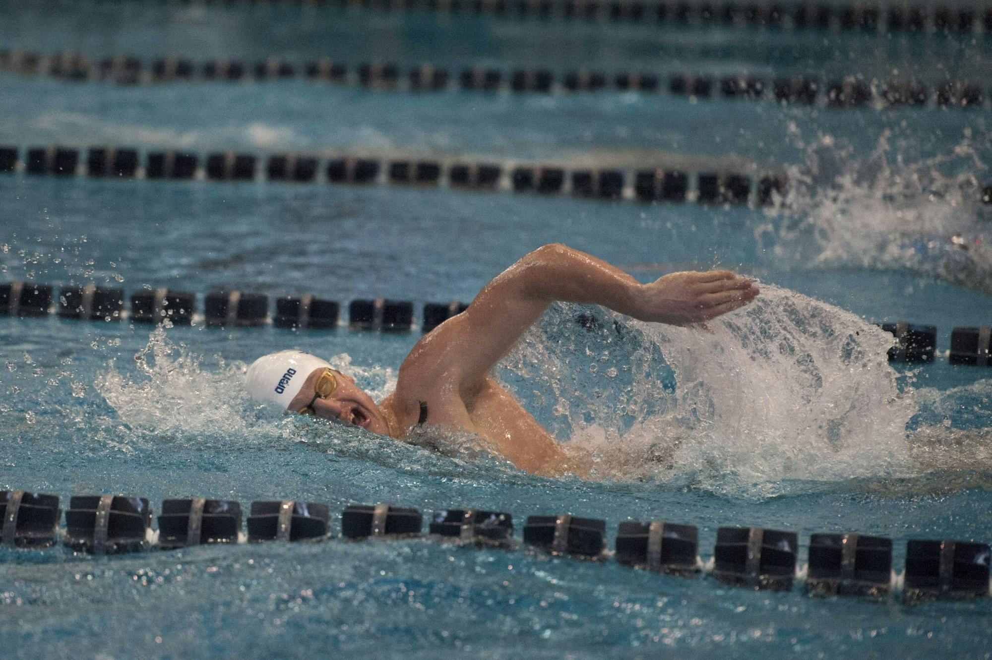 No. 17 men's swim and dive couldn't complete the upset against No. 7 NC State.&nbsp;