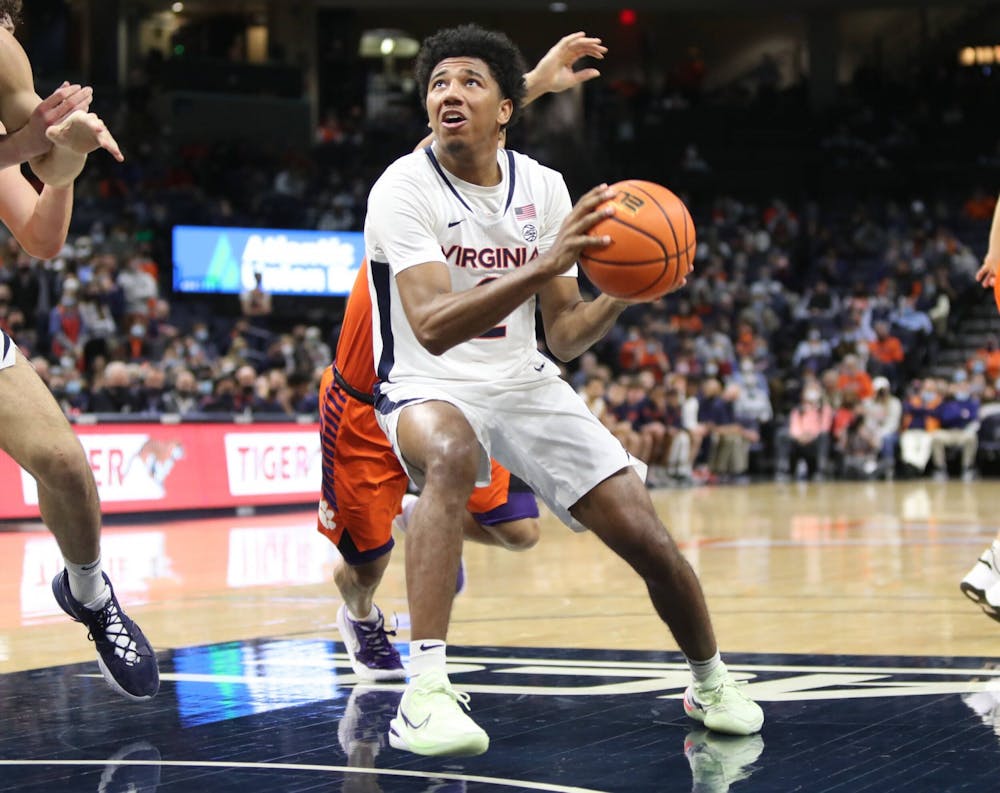 <p>Sophomore guard Reece Beekman scored a career-high 20 points in Virginia's loss to Clemson Wednesday night.</p>