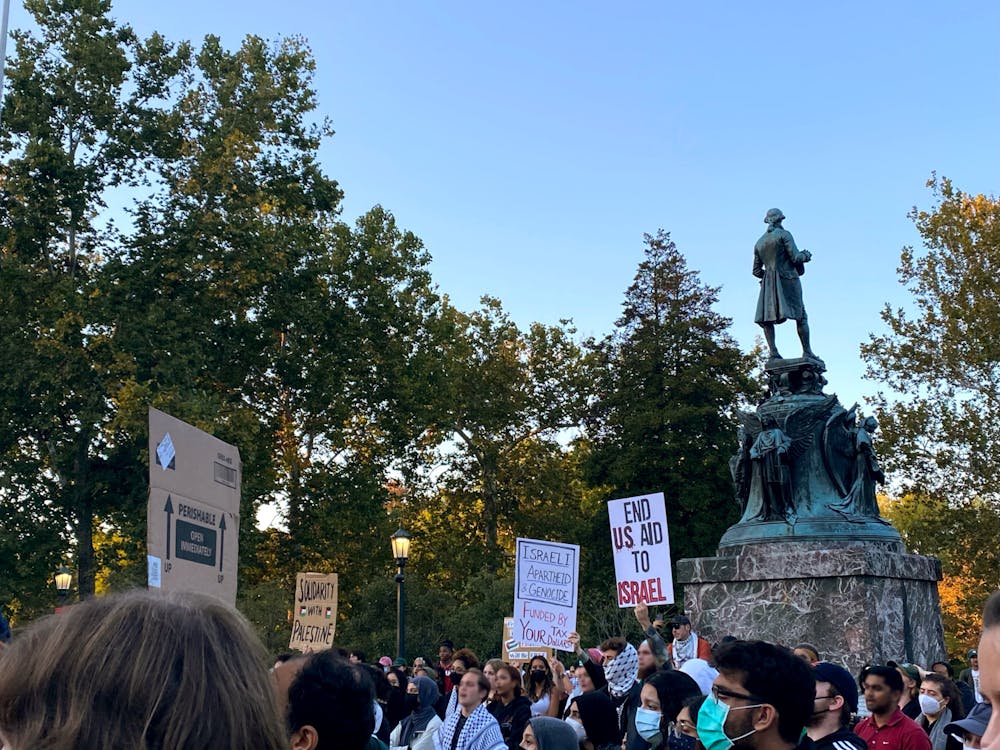 Hosted by Students for Justice in Palestine, the rally was primarily centered around educating attendees about Palestine’s history and the need for active education and resistance against Israeli occupation.
