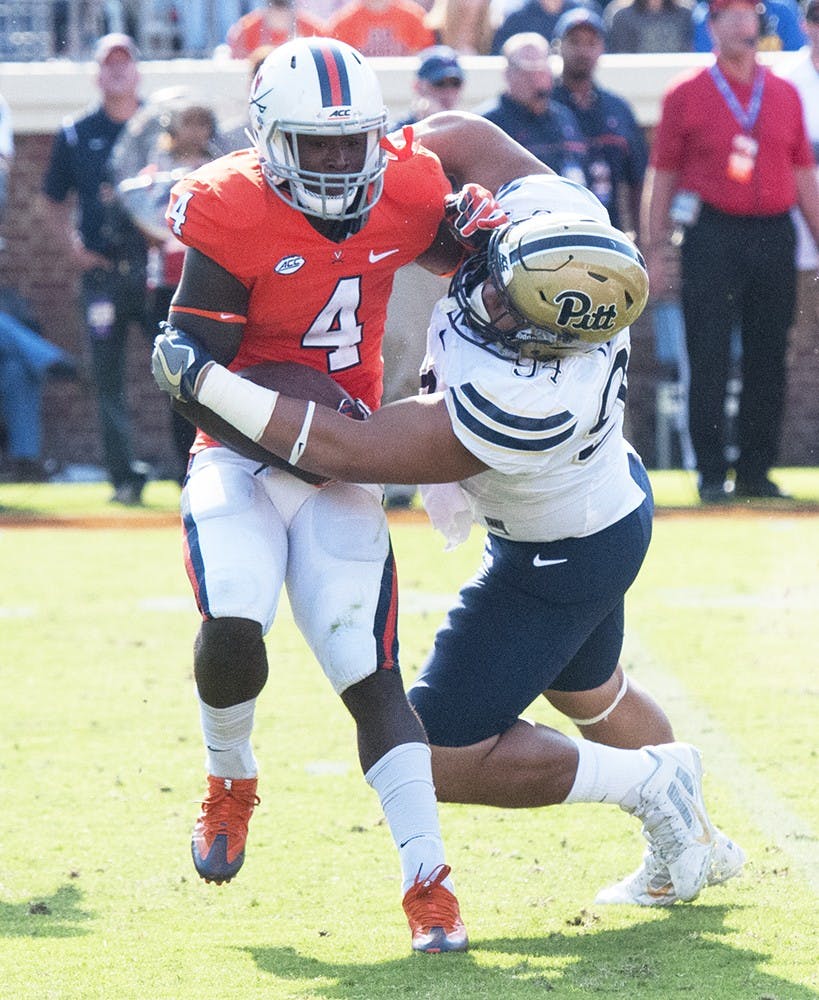 Senior running back Taquan Mizzell will likely need a big game Saturday for Virginia to upset the No. 22 Tar Heels.