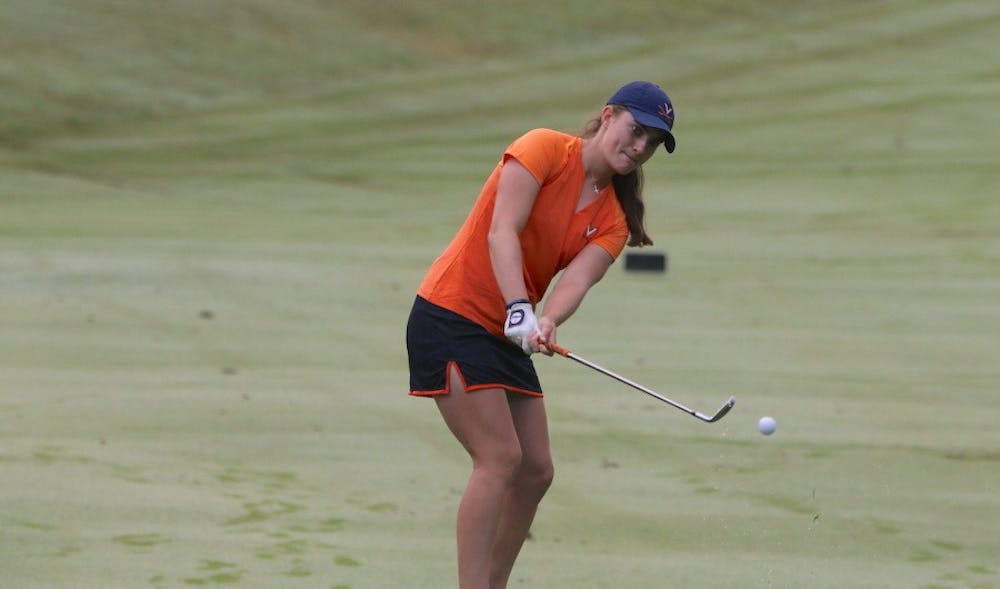 <p>Freshman Julia Ford put together three of her strongest rounds of the fall, posting a team-best score of 218 (2-over) to finish tied for 18th overall out of 96 golfers. As a group, Virginia placed 11th.&nbsp;</p>