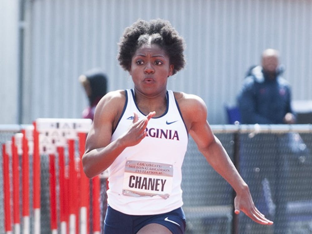 Senior Peyton Chaney placed second in the 200 meters while her teammates swept the following four spots.