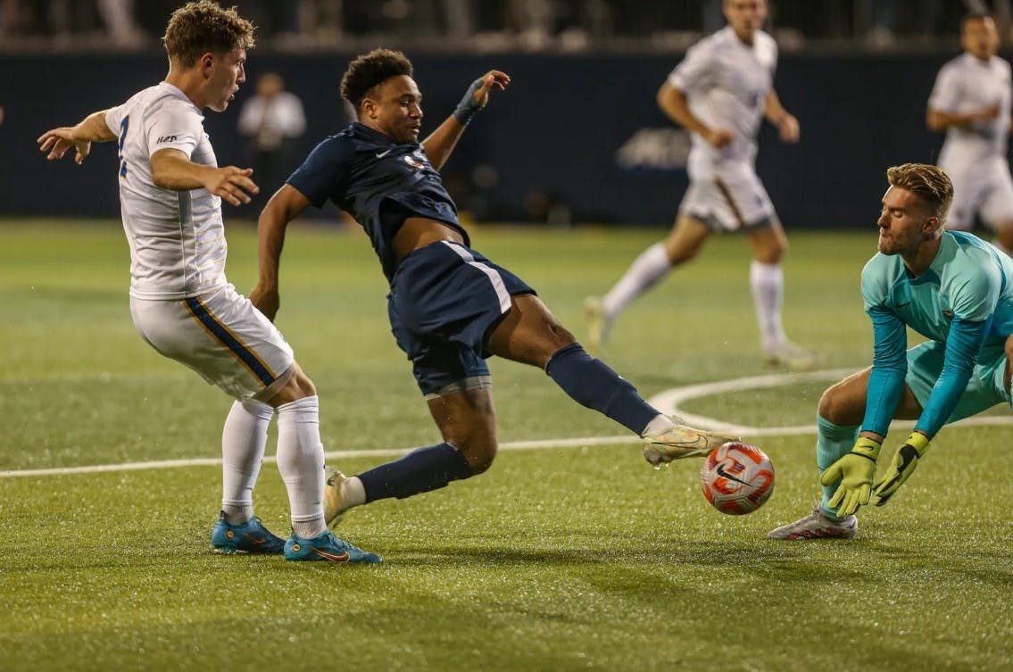 Junior forward Philip Horton starred Friday night, notching two goals to go along with an assist.