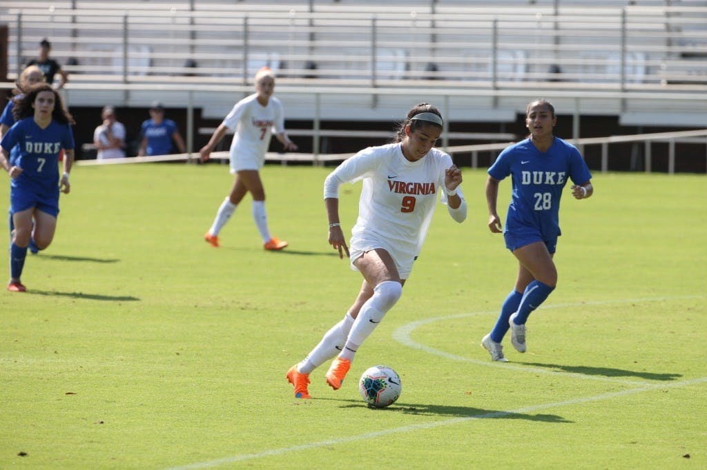 The Cavaliers couldn't find the net earlier this season against the Blue Devils, but will look to score Sunday.