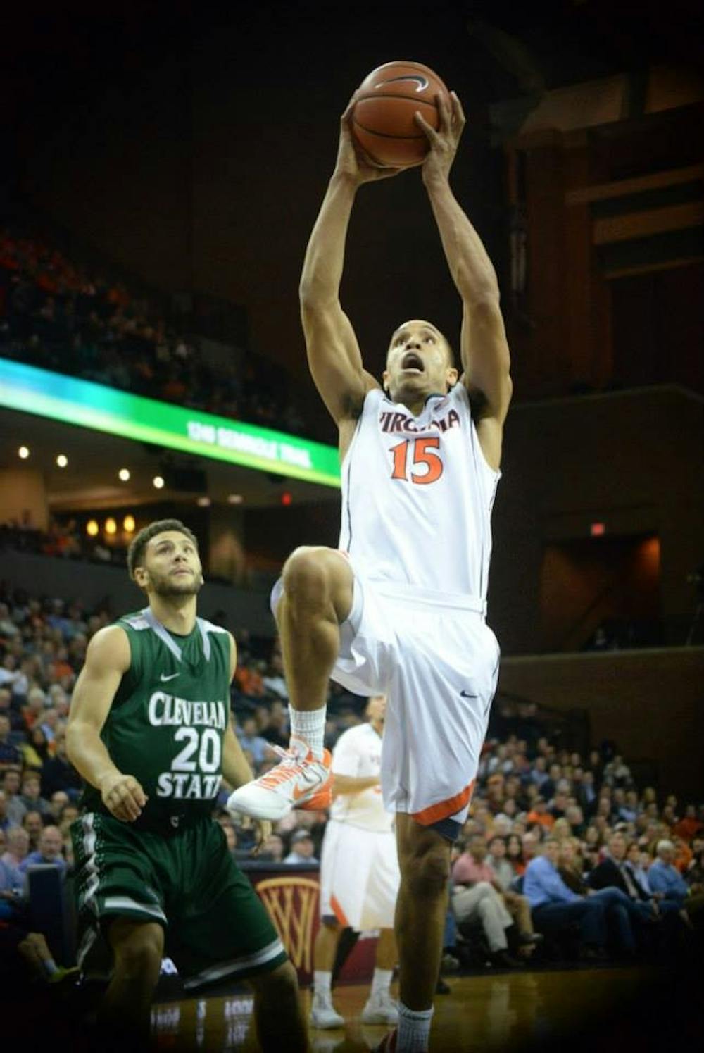 <p>Malcolm Brogdon was in double figures for the 41st time in his Virginia career Thursday night. The junior guard shot 4-9 from the field and 8-9 from the line, finishing with 16 points. </p>