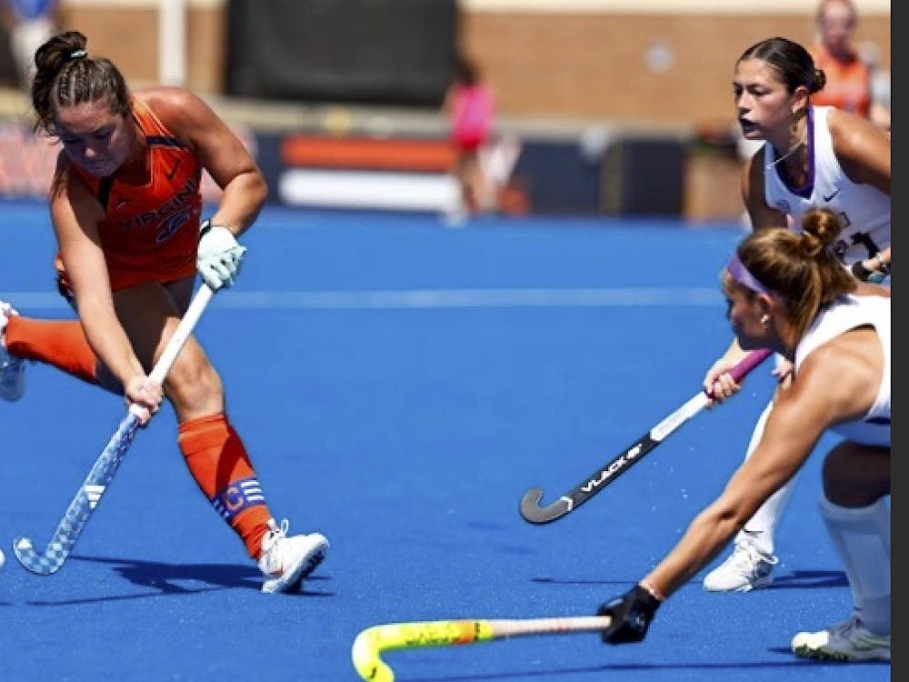 Mia Abello navigates through traffic.