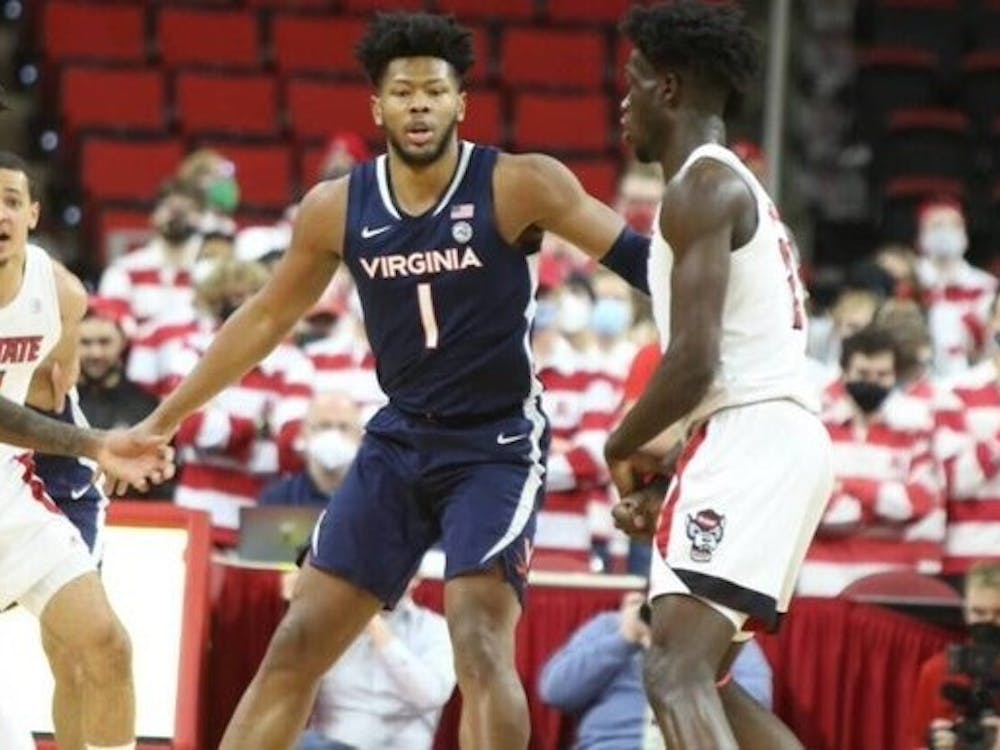 Virginia senior forward Jayden Gardner scored 13 points for the Cavaliers in the loss to NC State Saturday.