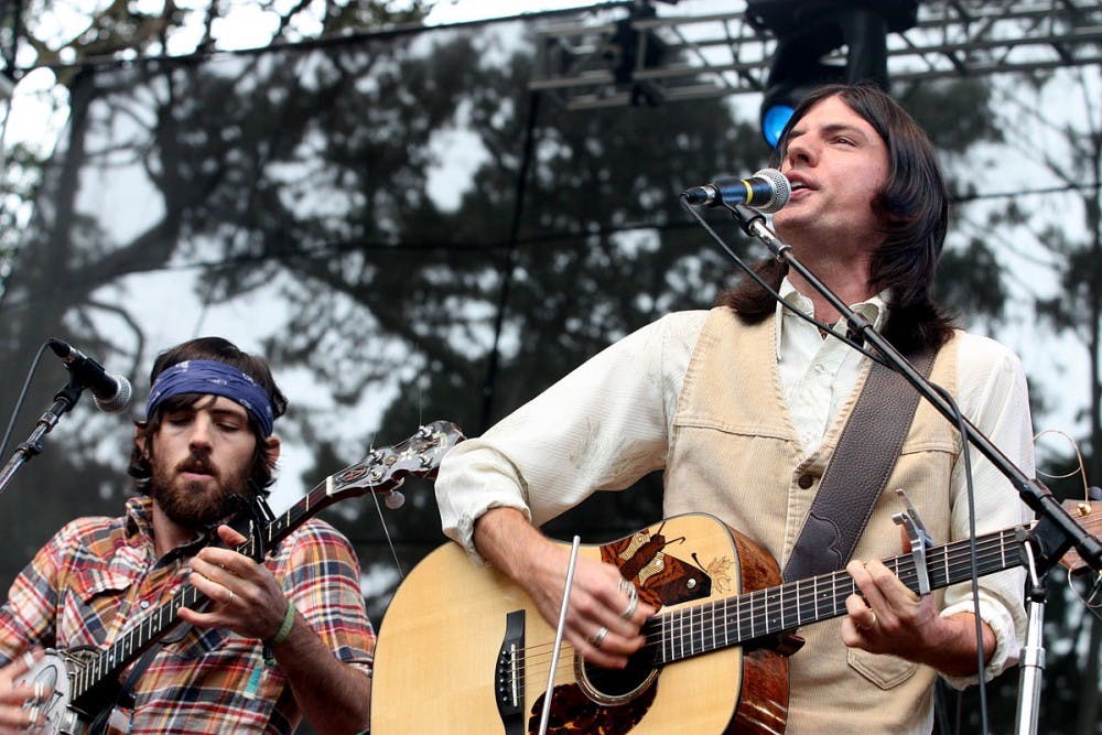 <p>The Avett Brothers performing in 2009.</p>
