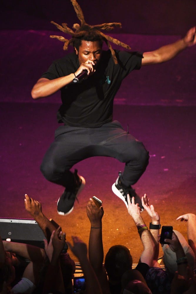 Denzel Curry graced the Jefferson stage Wednesday, Sept. 28.