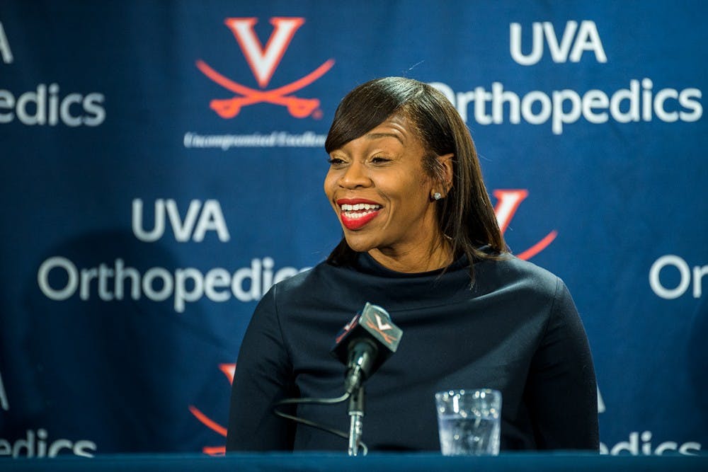 <p>Tina Thompson will replace Joanne Boyle as head coach for Virginia.</p>