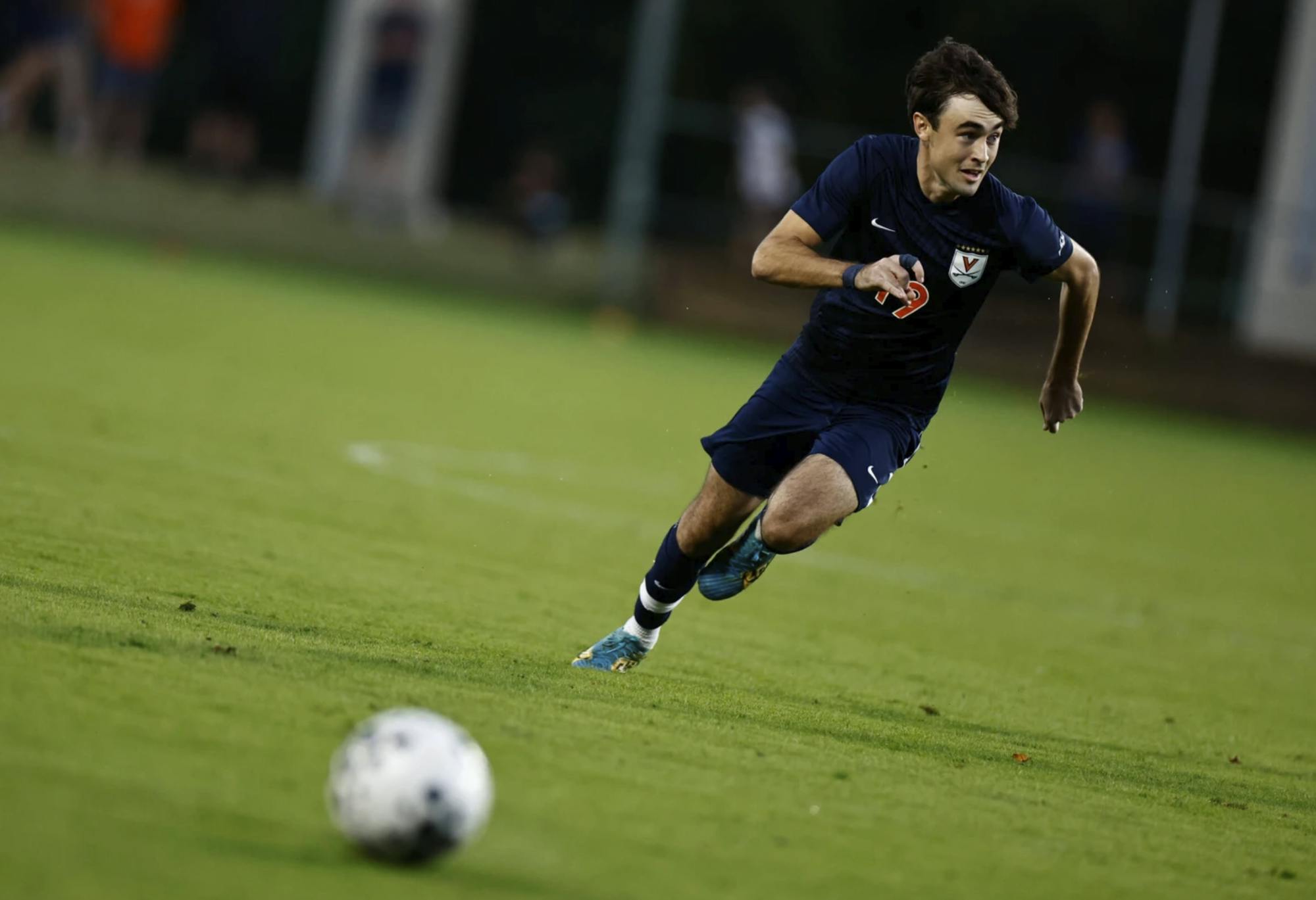 Reese Miller charges ahead.