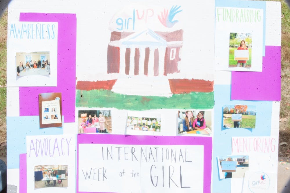 <p>This poster displays the goals of "International Week of the Girl."</p>