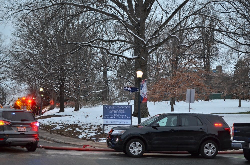 The fire on Carr's Hill was quickly extinguished.