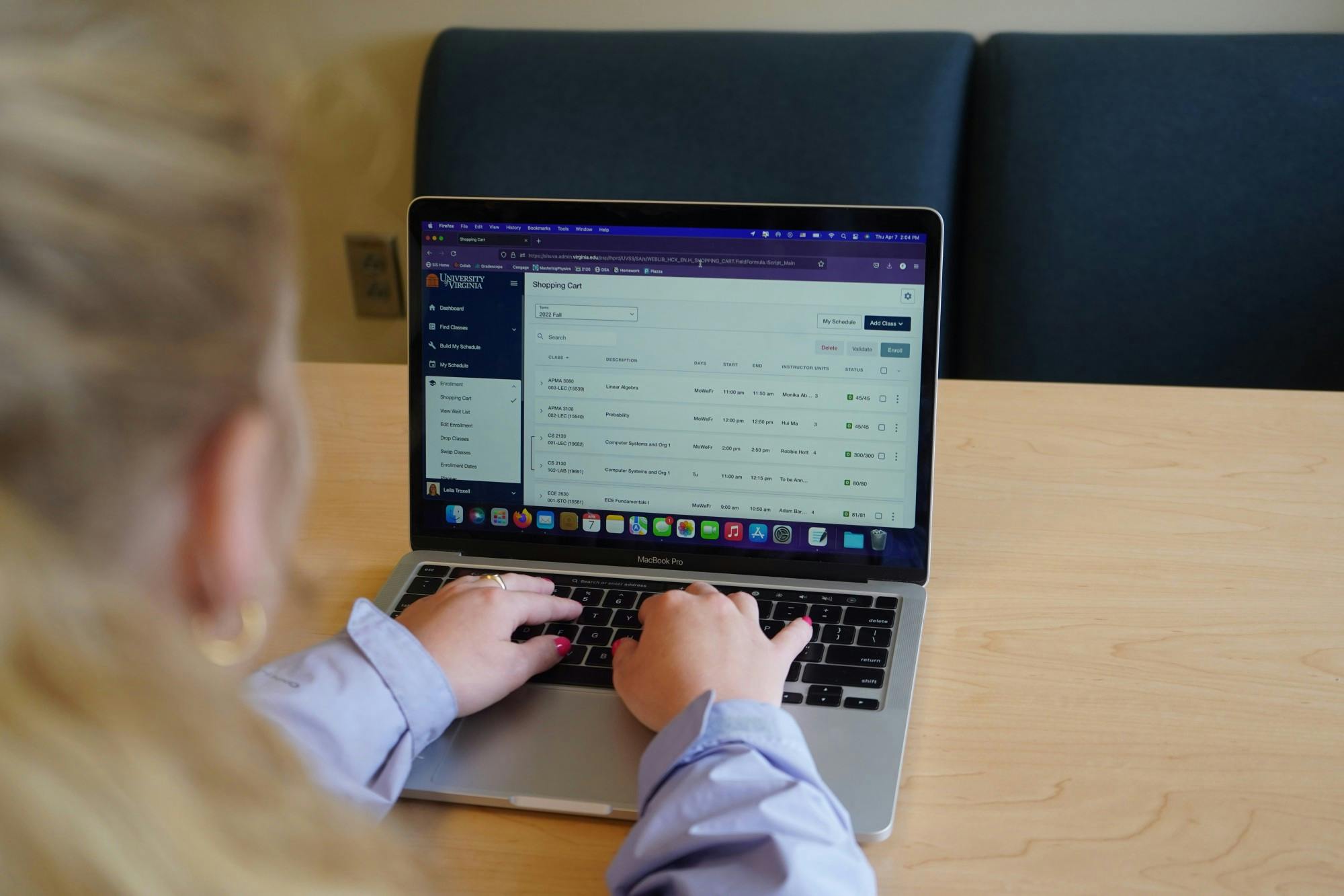 Looking back on the past four years, Brehm regrets not receiving more academic guidance her first and second years.