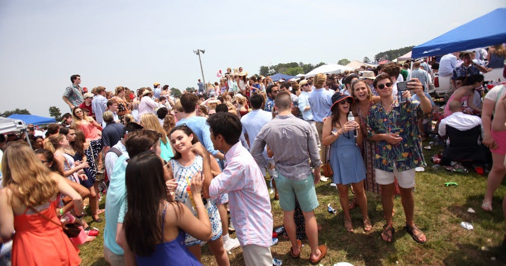 The Foxfield races are a popular attraction for students each spring. The lawsuit seeks to ensure the continuity of the races on the property.&nbsp;