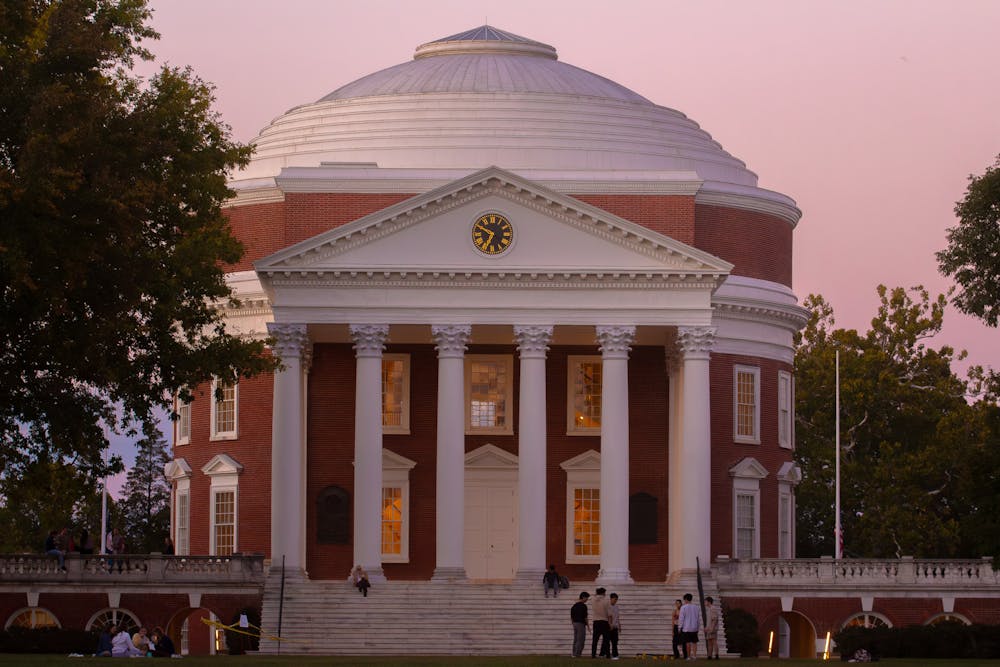 The Democracy Dialogues: Free Speech at Universities event will be held at the Rotunda ad virtually on Nov. 9 at 1 p.m