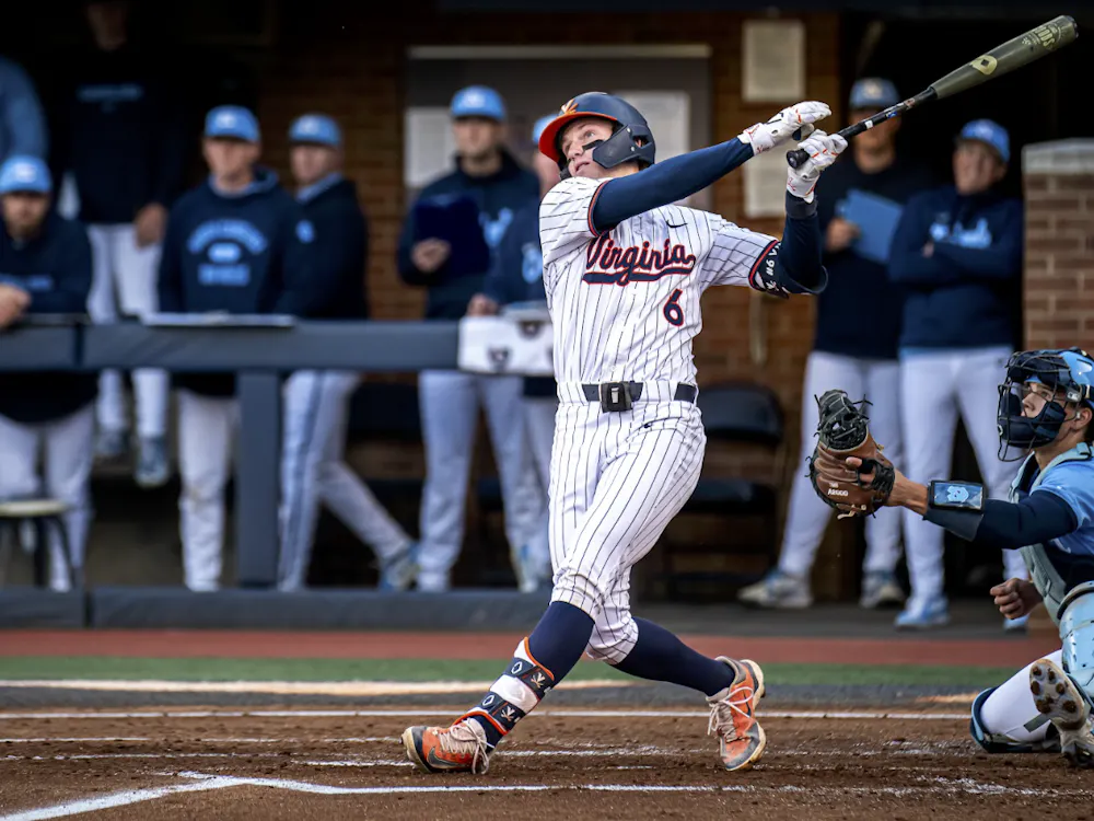 O'Ferrall cranks a double against North Carolina.