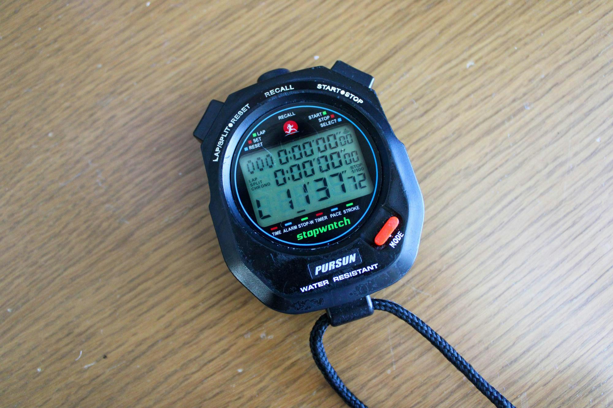 The runs tend to hover around the 1.5- to 2-mile range, at anywhere from an 11- to 12.5-minute pace per mile.