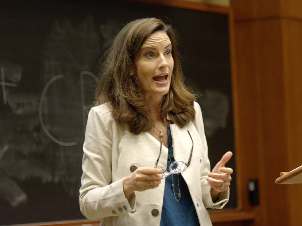 Obenshain spoke at an event co-hosted by College Republicans and Young Americans for Freedom Wednesday evening.&nbsp;
